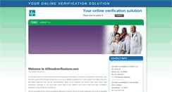 Desktop Screenshot of 420medverifications.com